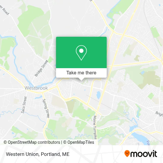 Western Union map