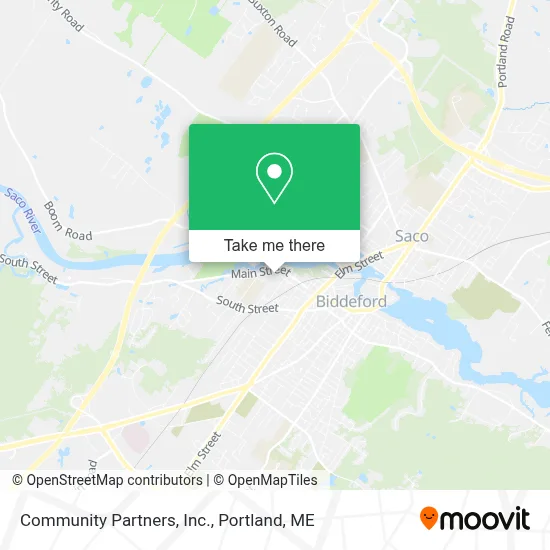 Community Partners, Inc. map