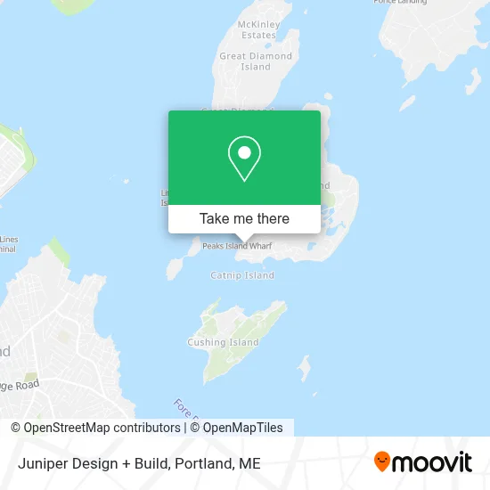 Juniper Design + Build map