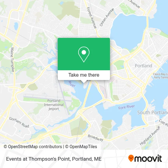 Events at Thompson's Point map
