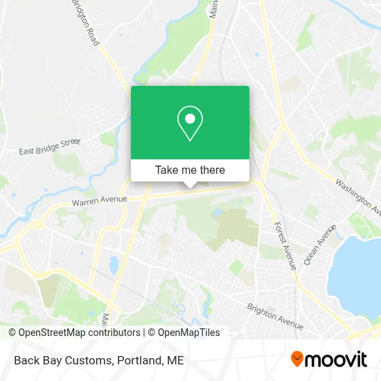 Back Bay Customs map