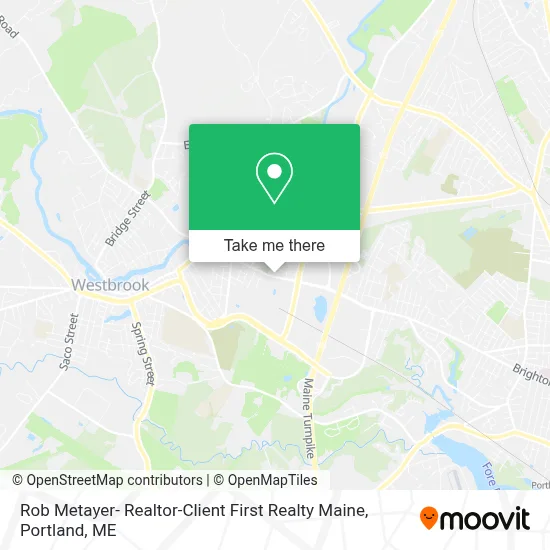 Rob Metayer- Realtor-Client First Realty Maine map