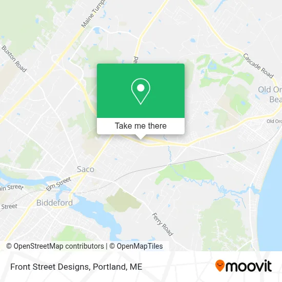 Front Street Designs map