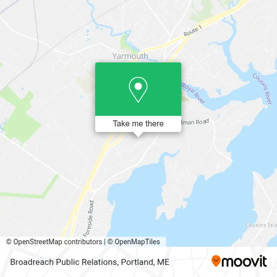 Broadreach Public Relations map