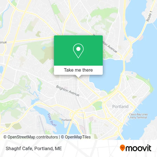 Shaghf Cafe map