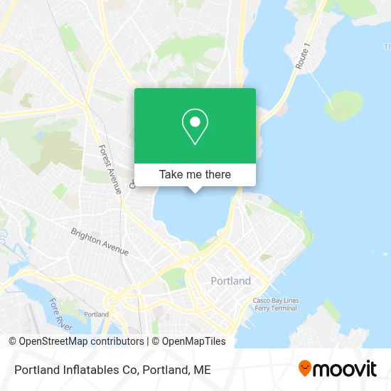Portland Inflatables Co map