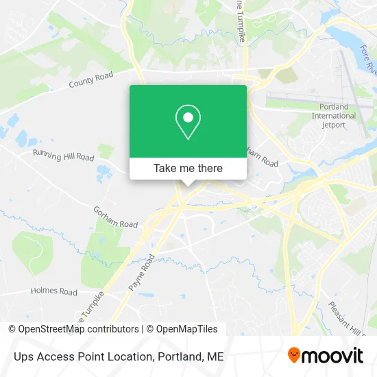 Ups Access Point Location map