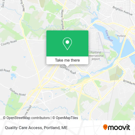 Quality Care Access map