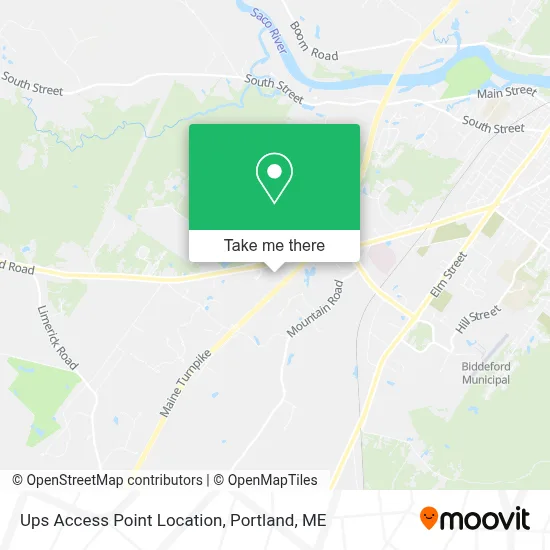 Ups Access Point Location map