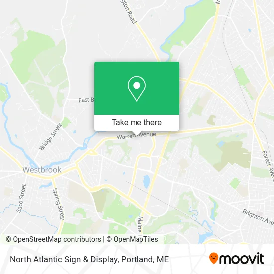 North Atlantic Sign & Display map