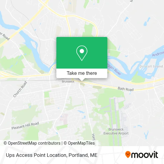 Ups Access Point Location map