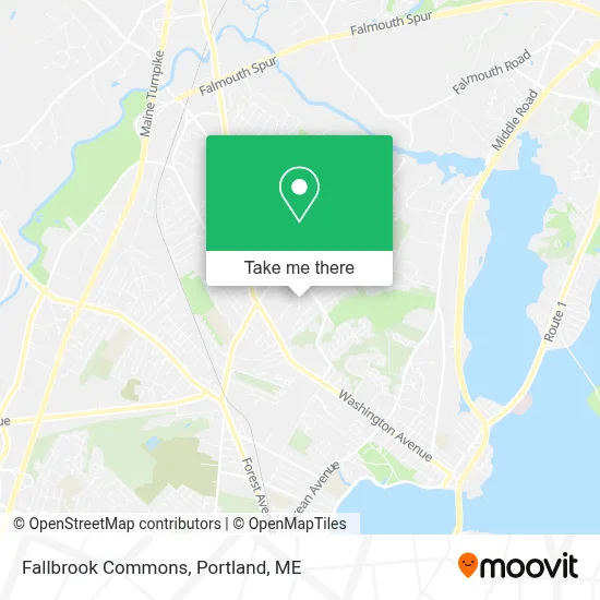 Fallbrook Commons map