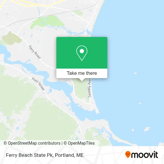 Ferry Beach State Pk map