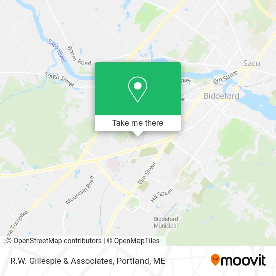 R.W. Gillespie & Associates map