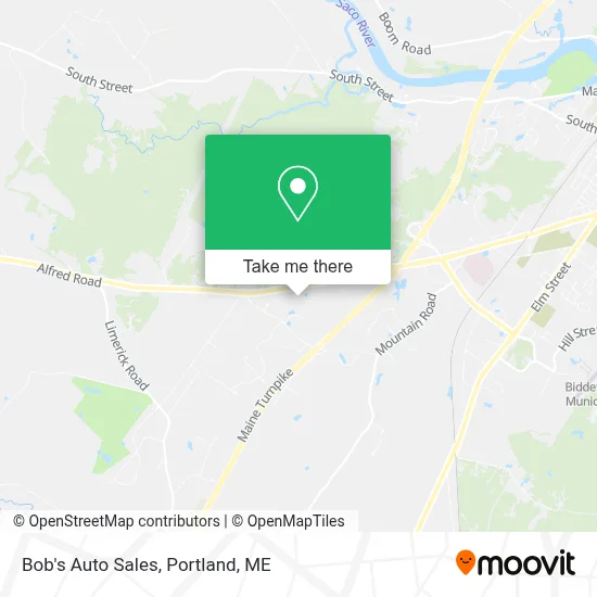 Bob's Auto Sales map