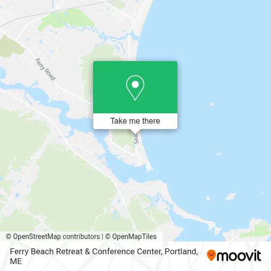 Ferry Beach Retreat & Conference Center map
