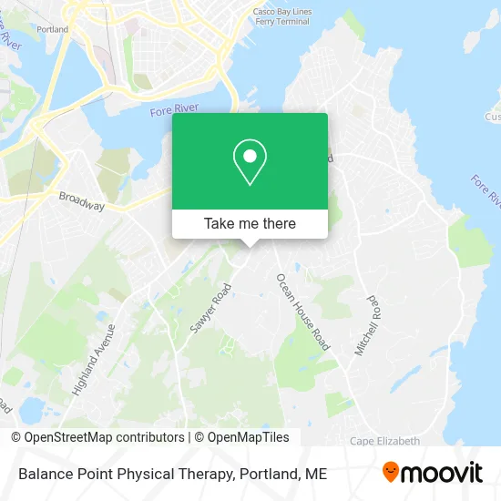 Balance Point Physical Therapy map