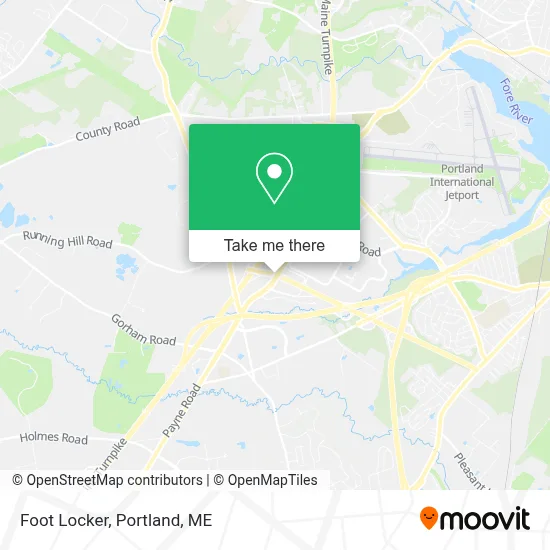Foot Locker map