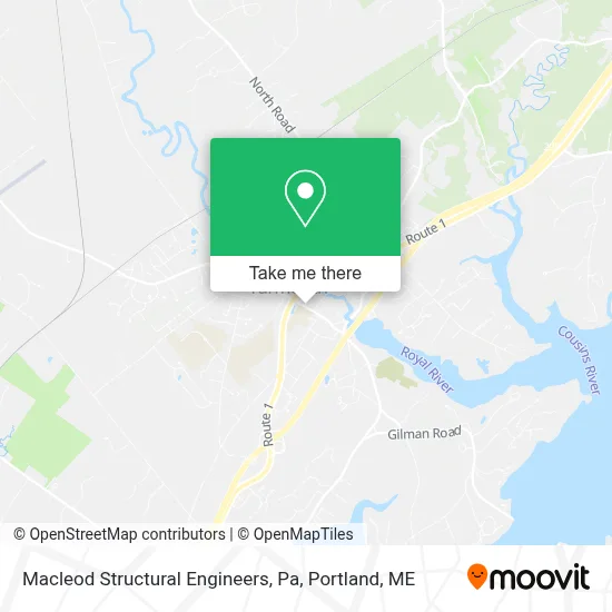 Macleod Structural Engineers, Pa map
