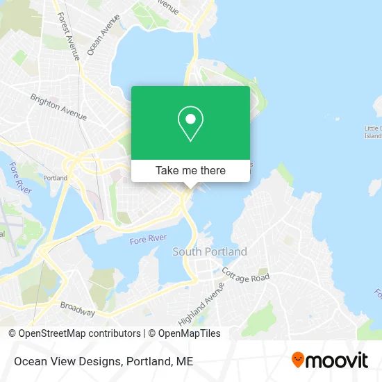 Ocean View Designs map