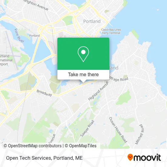 Open Tech Services map