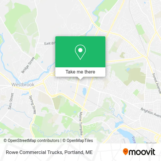 Rowe Commercial Trucks map