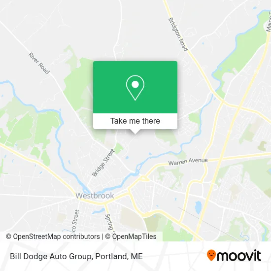 Bill Dodge Auto Group map