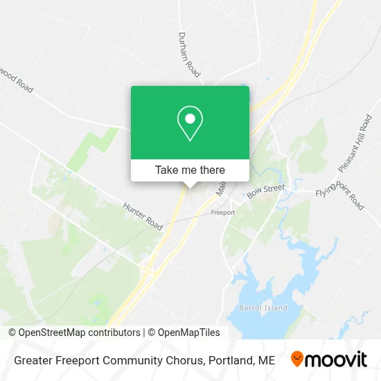 Greater Freeport Community Chorus map