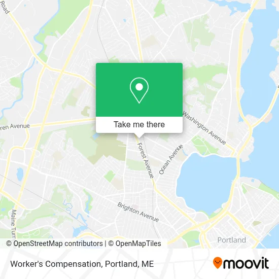 Worker's Compensation map