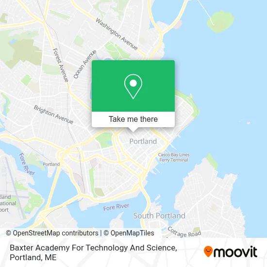 Baxter Academy For Technology And Science map