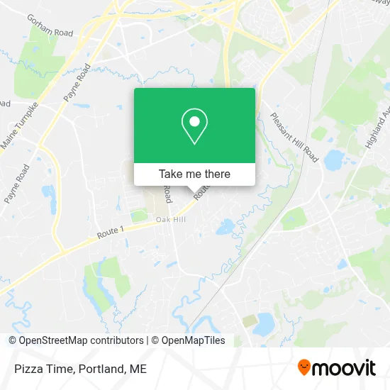 Pizza Time map