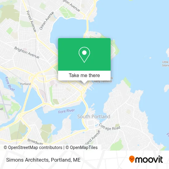 Simons Architects map