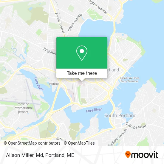 Alison Miller, Md map
