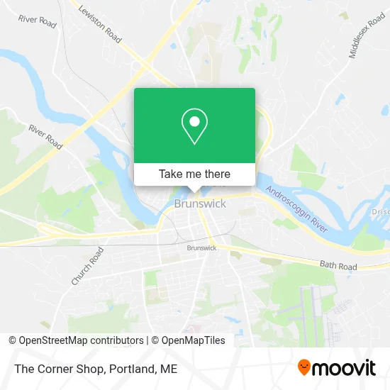 The Corner Shop map