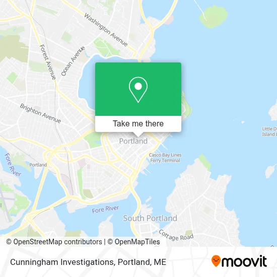 Cunningham Investigations map