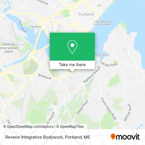 Reverie Integrative Bodywork map