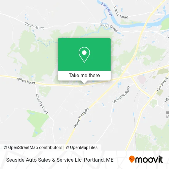 Seaside Auto Sales & Service Llc map