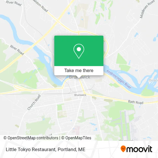 Little Tokyo Restaurant map