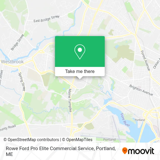 Rowe Ford Pro Elite Commercial Service map