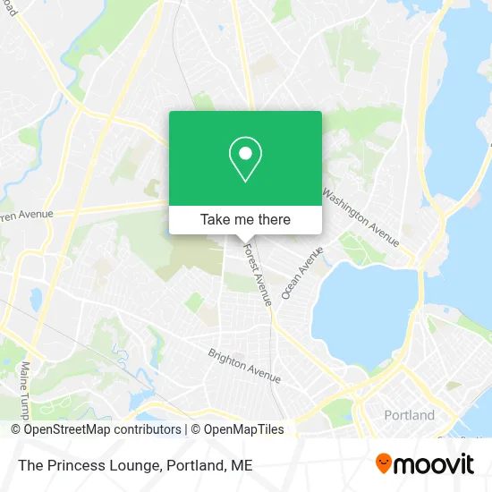 The Princess Lounge map