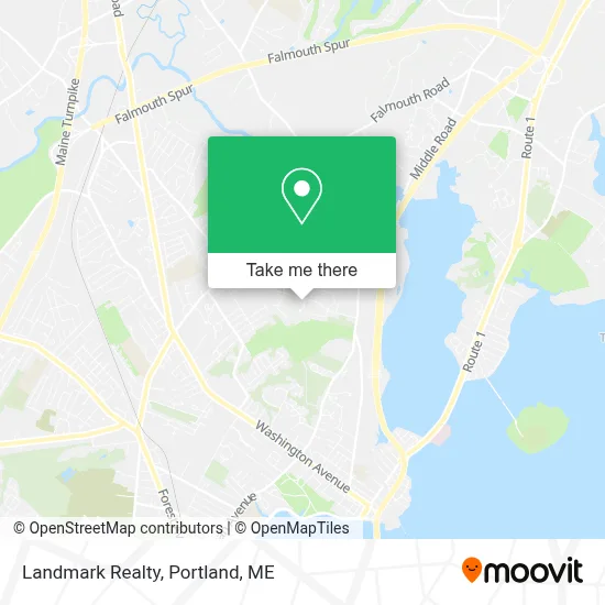 Landmark Realty map