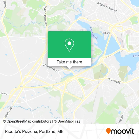 Ricetta's Pizzeria map