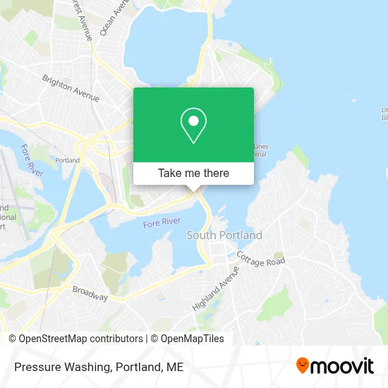 Pressure Washing map