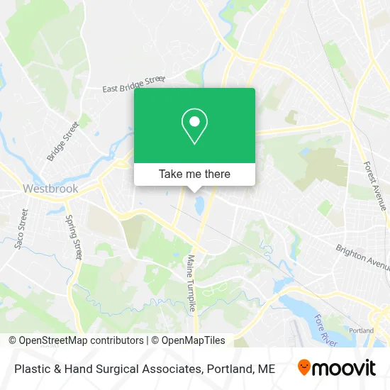 Plastic & Hand Surgical Associates map