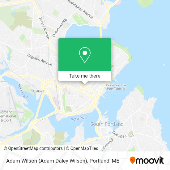 Adam Wilson (Adam Daley Wilson) map