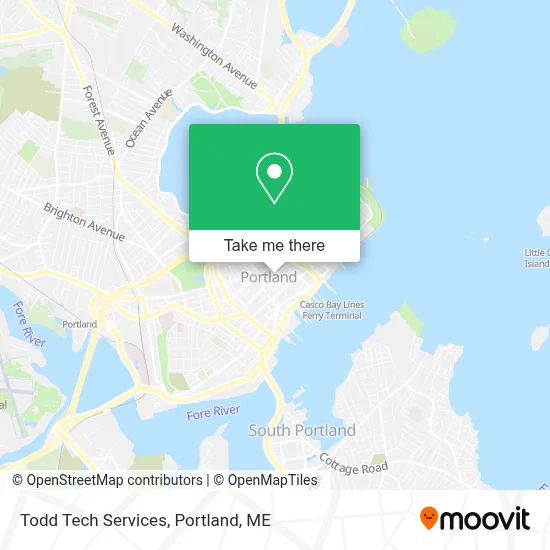 Todd Tech Services map