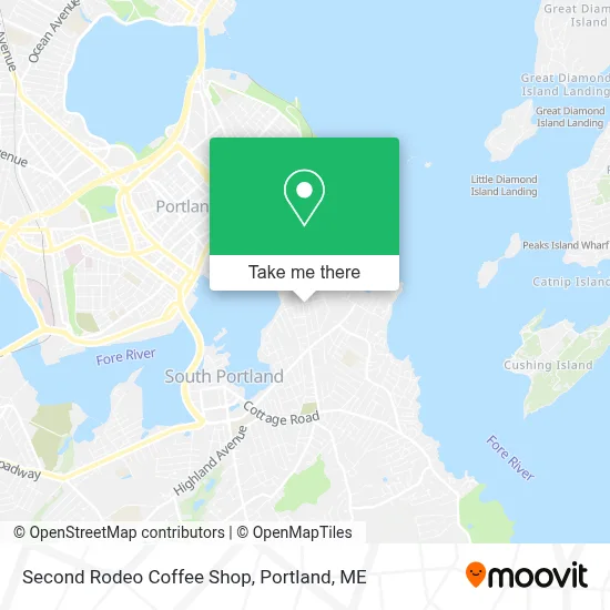 Second Rodeo Coffee Shop map
