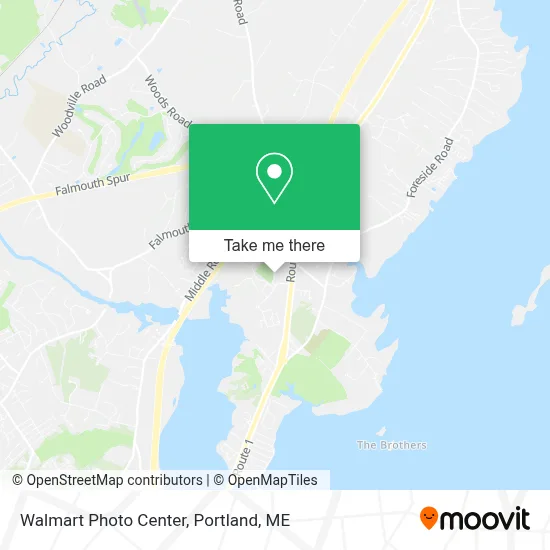 Walmart Photo Center map
