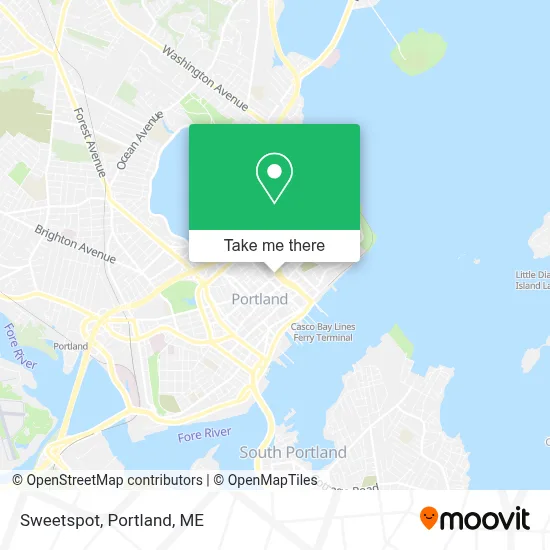 Sweetspot map