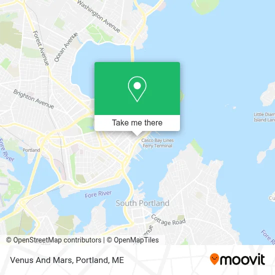 Venus And Mars map